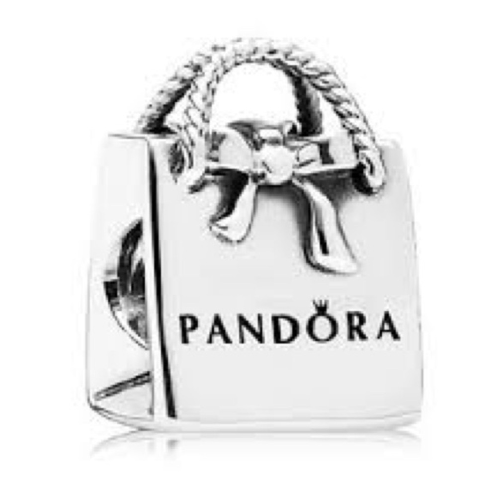 Pandora ALE Signature Pandora Bag Charm in Sterling Silver 925